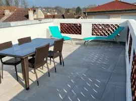 Gîte 3* à 100m des thermes, terrasse plein sud, parking, Wi-fi, TV, pour 4 personnes - FR-1-611-99