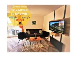 T2 Cosy ₪ Residence Securise ₪ Airbus ₪ Piscine