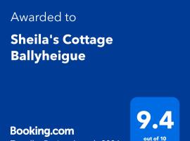 Sheila's Cottage Ballyheigue，位于巴利海吉Ballyheigue城堡高尔夫球场附近的酒店