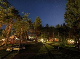 Wooden lodge with jacuzzi，位于Rečica ob Savinji的木屋