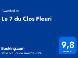 Le 7 du Clos Fleuri，位于Gaubertin戴蒙特布鲁卡巴莱特剧院附近的酒店