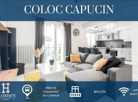 COLOC CAPUCIN - Belle colocation avec 3 chambres indépendantes / Balcon privé / Parking collectif / Wifi gratuit，位于安纳马斯的旅馆