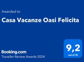 Casa Vacanze Oasi Felicita，位于新锡里马里纳的度假屋