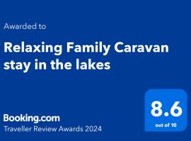 Relaxing Family Caravan stay in the lakes，位于High Hesket的酒店