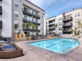 Marina Apartment Pool,Gym,Jacuzzi，位于洛杉矶的带按摩浴缸的酒店