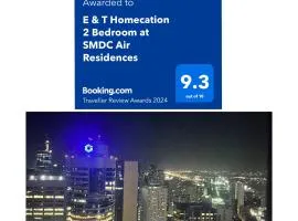 E & T Homecation 2 Bedroom at SMDC Air Residences