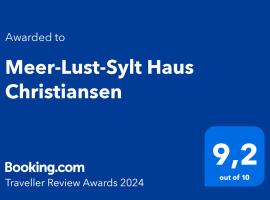 Meer-Lust-Sylt Haus Christiansen，位于韦斯特兰阿德勒·斯彻菲GmbH&Co KG附近的酒店