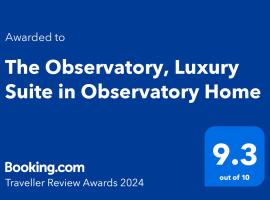 The Observatory, Luxury Suite in Observatory Home，位于约翰内斯堡皇家约翰内斯堡及肯辛顿高尔夫俱乐部附近的酒店