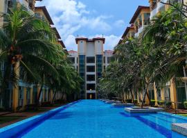 Desaru Black Beach Sky Mirror Resort，位于Bandar Penawar的酒店