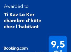 Ti Kaz Lo Ker chambre d'hôte chez l'habitant，位于圣若瑟的民宿