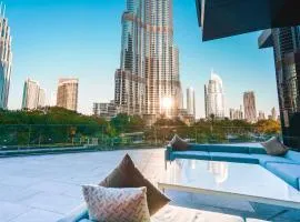 THE CLOSEST building to Burj Khalifa with Fountain View in Address Opera Residence