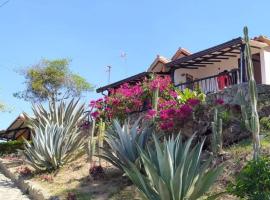 Cabañas Cañon Del Chicamocha，位于AratocaChicamocha Water Park附近的酒店