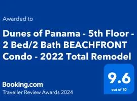Total Remodel BEACHFRONT 5th Floor - 2 Bd & 2 Ba - Dunes of Panama