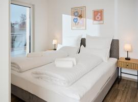 Rent4Living Apartments WLAN I Tiefgarage I nahe dem Zentrum und Therme I Barrierearm，位于巴特基辛根的低价酒店