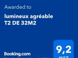 lumineux agréable T2 DE 32M2