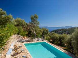 Villa Cristina - Charming Villa with Stone and Wood Elements in Sivota Bay，位于塞沃塔的酒店