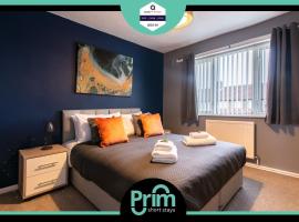 3 Bed Apartment - Perfect for Contractors near Liverpool Airport，位于Hale的带停车场的酒店