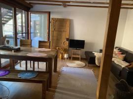 Einzimmerapartment mit Fass Sauna (und Pool)，位于Fränkisch-Crumbach的酒店