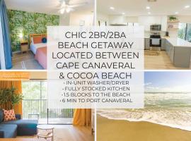 Private Tropical Beach Oasis，位于卡纳维拉尔角的酒店