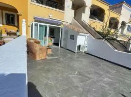 2 bedrooms apartement with shared pool enclosed garden and wifi at Orihuela Costa 3 km away from the beach