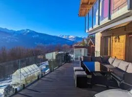 Luxury Chalet: Alpine Magic with Terrace Views