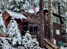 Lewis Creek cabin near Yosemite king beds