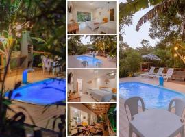 Aruana Suites Tranquilidade e Sossego no meio da Natureza a 5km da Vila de Praia do forte，位于普拉亚多的酒店