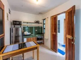 1-BR flat with kitchen private bath hot and cold shower