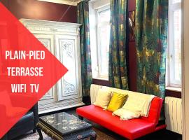 La Domus Lemaitre 1, plain-pied, Wifi , TV, parking, jardin，位于Bavay的酒店