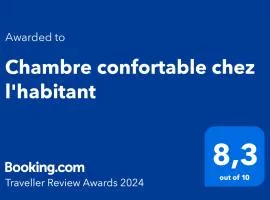 Chambre confortable chez l'habitant