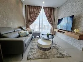 Charming 3BR Podium 7pax Walk to Aeon