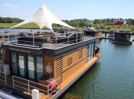 Hausboot Seensucht，位于Klitten的船屋