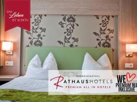 Rathaushotels Oberwiesenthal All Inclusive，位于奥泊维森塔尔的浪漫度假酒店