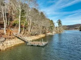 Boat Dock + Fire Pit! Woodsy Lake Glenville Cabin