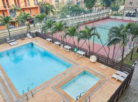 Impeccable 3-Bed luxury Apartment in ikoyi Lagos，位于拉各斯的酒店