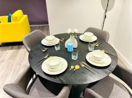 2bed on Elizabeth line-5mins to Excel Custom House，位于Abbey Wood的酒店