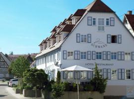 Hotel Restaurant Schwane，位于Meßstetten的酒店