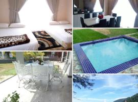 FERRINGHI HOUSE with POOL, BBQ SET, 5 MINUTES WALK to BEACH，位于峇都丁宜的民宿