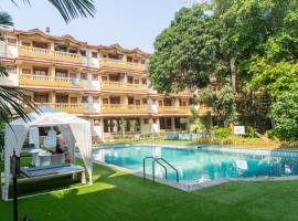 Beachwalk 2BHK with Kitchen and Swmming Pool，位于坎多林的酒店