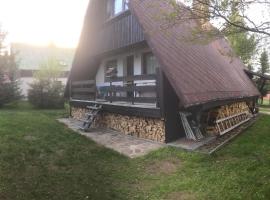 Chata Loučná pod Klínovcem，位于卢捷纳普德克利诺夫琴的木屋