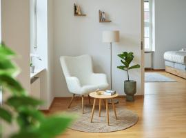 IDEE Living: Design-Apartment- Netflix - 6 Pers，位于曼海姆的家庭/亲子酒店