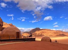 Wadi Rum Desert Tours and Glamping with Hussein，位于瓦迪拉姆的酒店