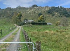 Hill top view farm stay，位于Uruti的家庭/亲子酒店