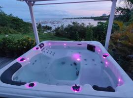 Jacuzzi, Sauna, Piscine et Magnifique Vue sur la Mer ! Vivez le Luxe de la Dépendance de la Villa Nadia，位于勒迪亚芒的酒店