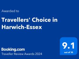 Travellers' Choice in Harwich-Essex，位于哈里奇的海滩短租房