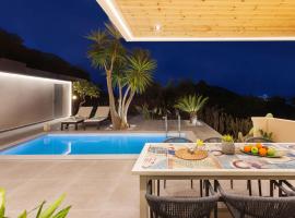 Olive Garden - Private Heated Pool vacation home，位于普拉塔尼亚斯的酒店