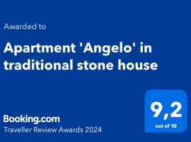 Apartment 'Angelo' in traditional stone house，位于Slime的酒店