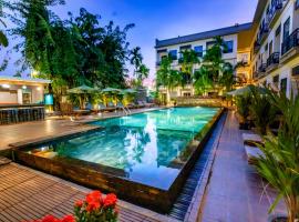 绿色亚马逊公寓酒店，位于暹粒法尔柬埔寨马戏团附近的酒店