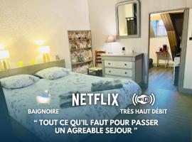 Logements Un Coin de Bigorre - T2 de campagne - Canal plus & Netflix - Wifi fibre - Centre village，位于Tournay的度假屋
