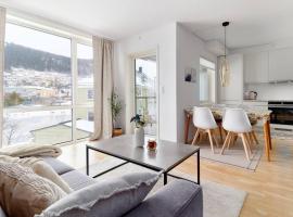 Bergen's Finest: Sleek Oasis with Two Bedroom，位于卑尔根的公寓